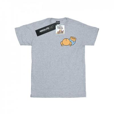 Mens Winnie The Pooh Backside Breast Print T-Shirt