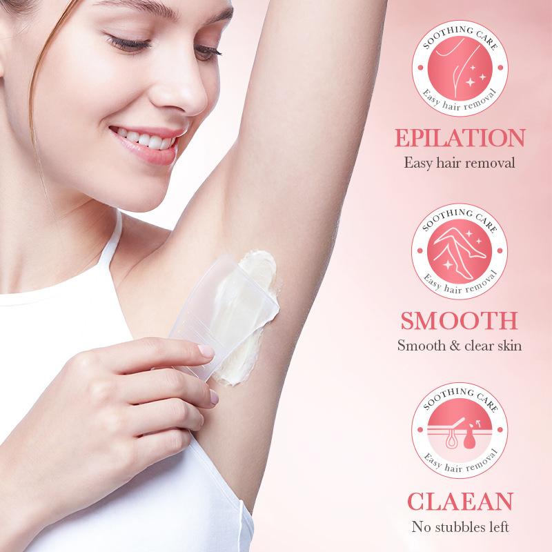 SADOER Sakura Collagen Purifying Hair Removal Cream: Gentle Pain-Free Depilatory for Silky Smooth Skin, 60g