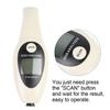 Digital LCD Display Precision Skin Sensor Tester Facial Moisture Water Oil Analyzer (White)