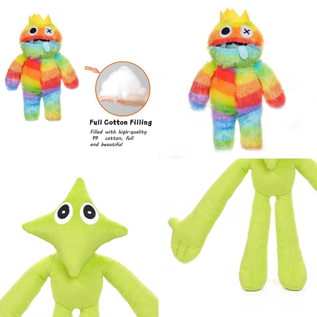 Roblox Rainbow Friends Modrá plyšová hračka Zloduch Mäkká vypchatá bábika Detský vianočný darček