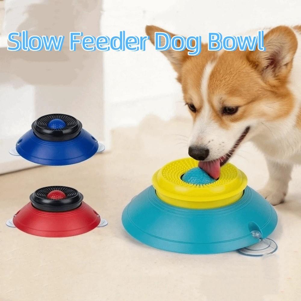 Anti-Choking Liquid Slow Bowls Non-Slip Base Slow Feeder Dog Bowl Cat Treat Bowl Healthy Digestion