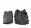 Black Leather Console Lid Centre Armrest Cover For 2008-2012 Honda Accord