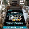 Philadelphia Eagles Customizable Name Area Rug Perfect For Outdoor Living Rooms Study Room Hallway Antislip Rug Decorate Offices
