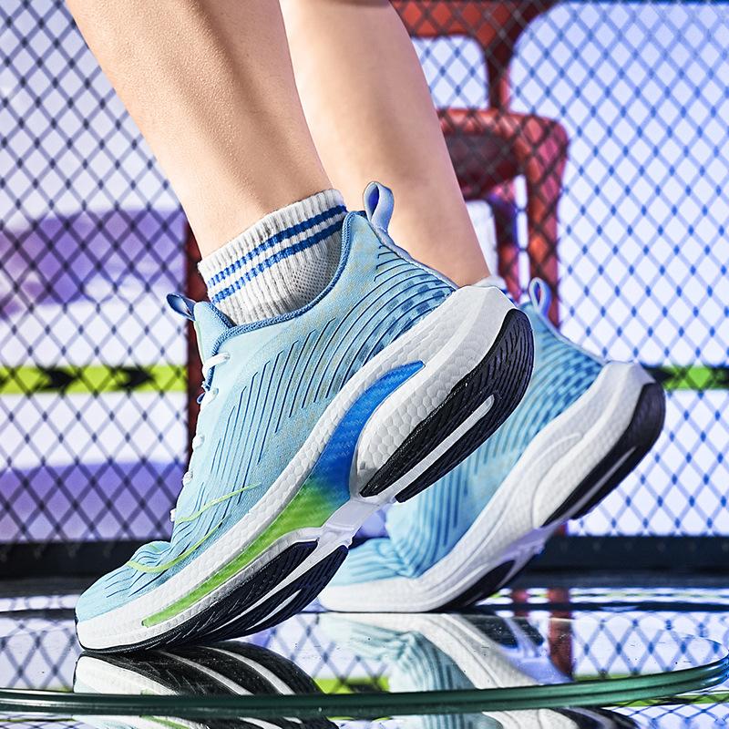 Mesh Popcorn Sports Shoes Men's Running Shoes Summer Breathable Sports Students' High School Entrance Examination