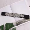 Crystal Waist Seal Decorative Dress With Rhinestone Inlay On The Outside, Elegant Women'S Waist Inlaid Diamond Belt