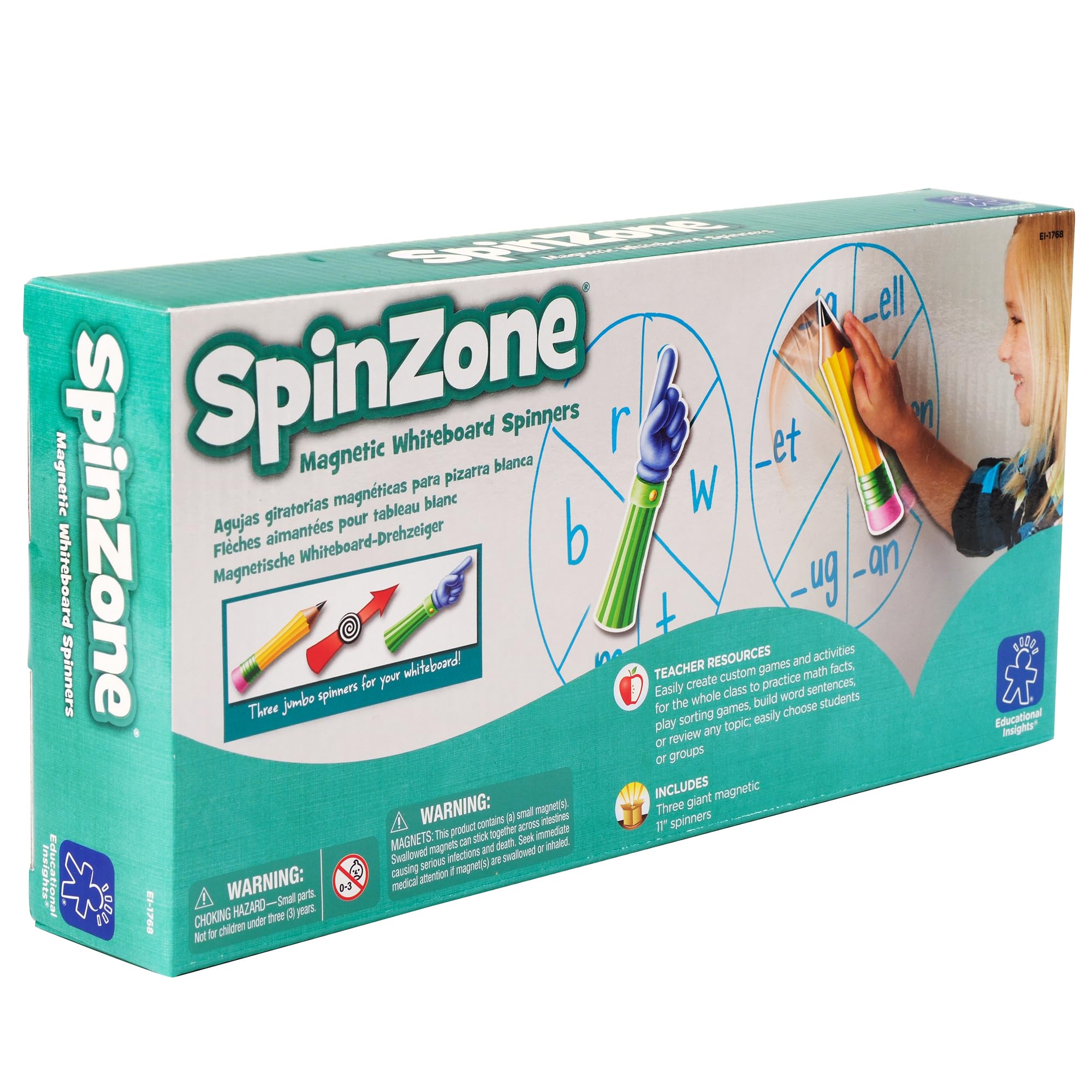 

Learning Resources Магнитная белая доска EI 1768 Спиннеры SpinZone®,