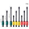 3-teiliges Set mit selbstlösenden Schraubendreherbits Gezahnte Kante Anti-Rutsch-Design Hochfeste magnetische Stahlwelle 65/90/110mm