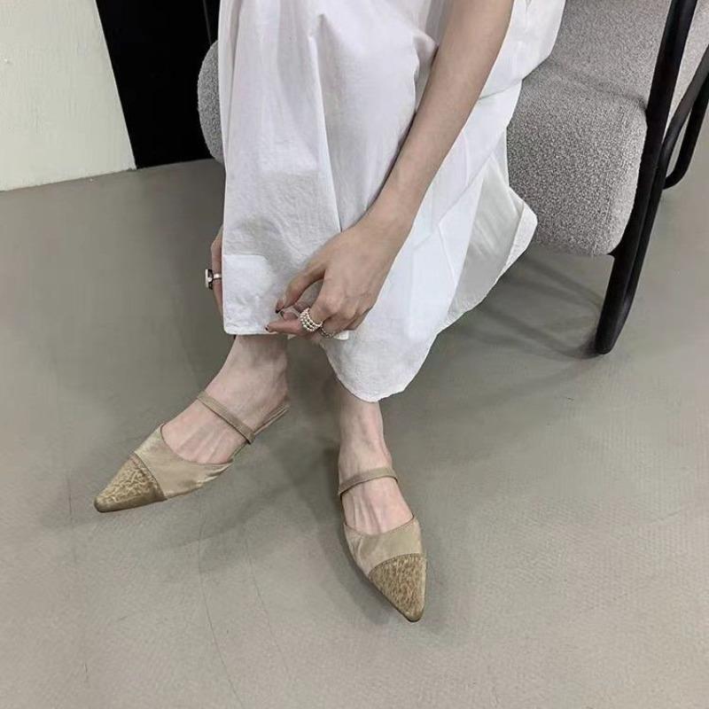 Fashion New Style Shoes for Women Fashion Slip on Women's Pumps Pointed Toe Shallow Solid Dress Low-heeled Casual Office Ladies Shoes