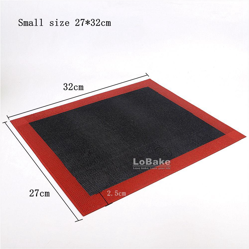 

2 sizes heat-resistant nonstick holes designs glass fibre silicone baking mat oven bread tart holding sheet