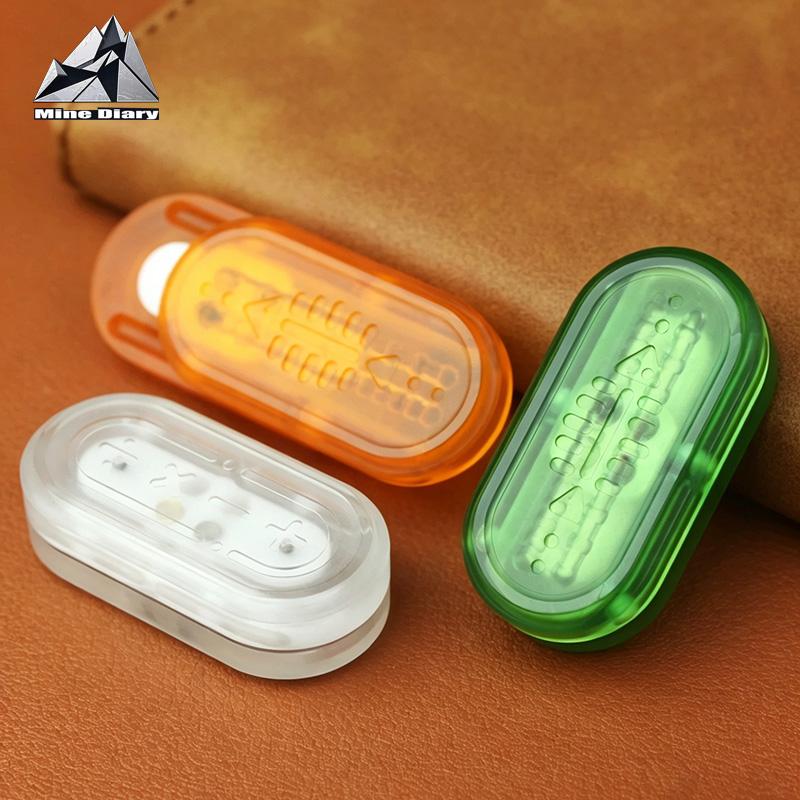 Fishbone E Fidget Spinner PMMA Push Slider Fidget Toys Adult Antistress Mechanical Fidget Slider Office Anxiety Relief Toys
