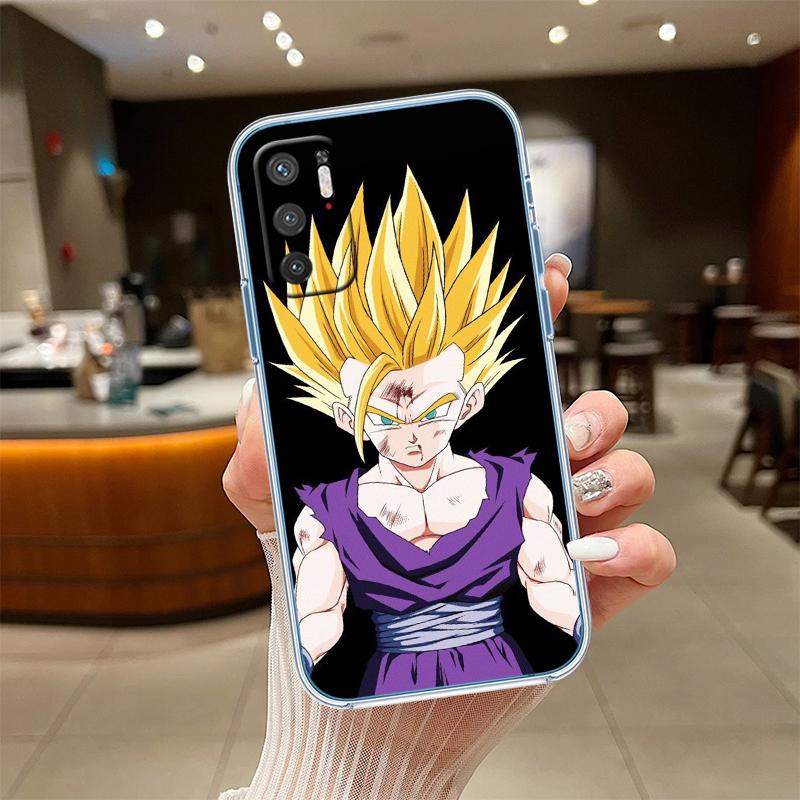 RE25 Dragon Ball Gohan Transparent Phone Case for Motorola Moto G7 G8 G9 G84 G85 G73 G24 G15 Z2 Play Power Plus