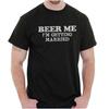 Funny Wedding Nervous Cold Feet Engagement Womens or Mens Crewneck T Shirt Tee