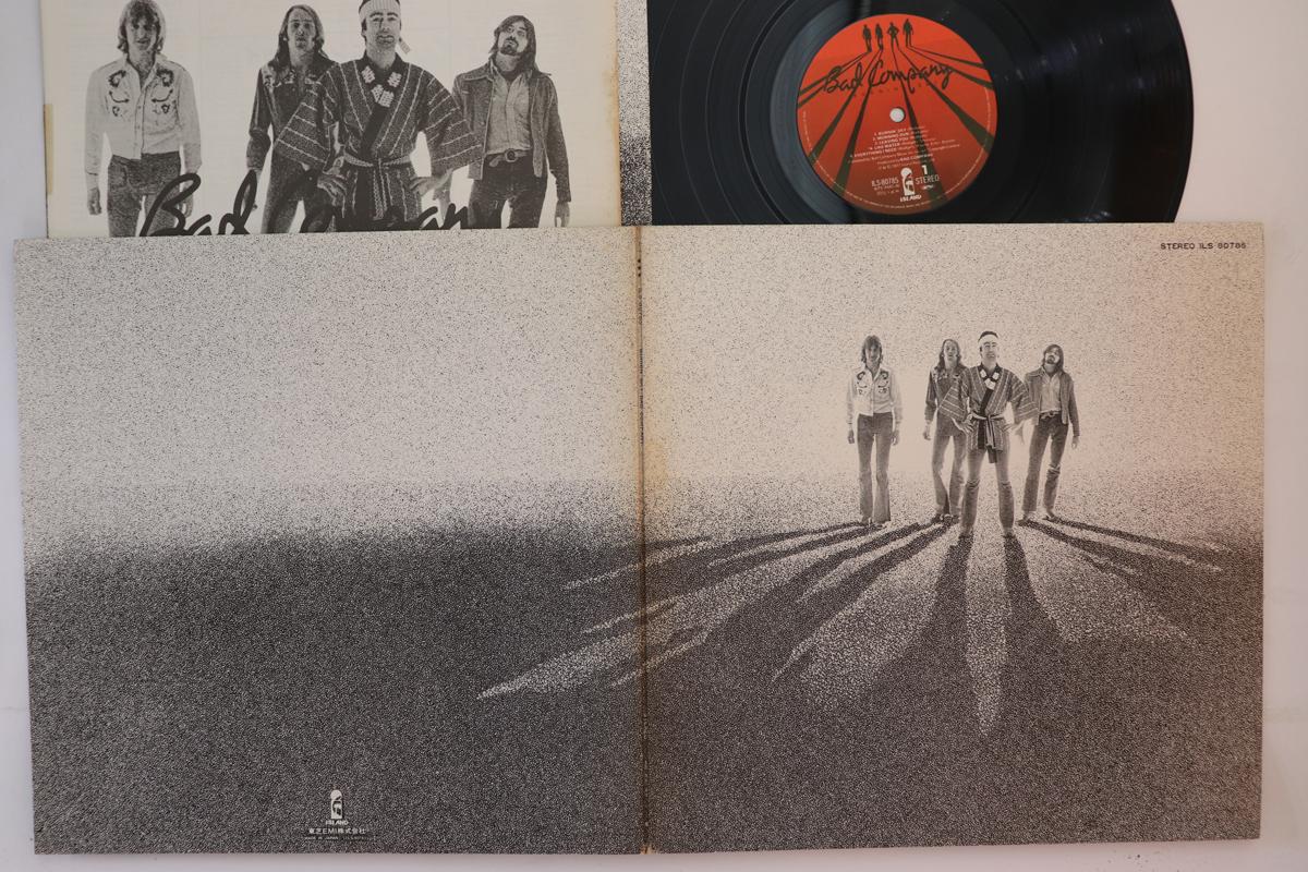 LP Record BAD COMPANY  Burning Sky ILS80785 ISLAND 1977 Japan Rock Used