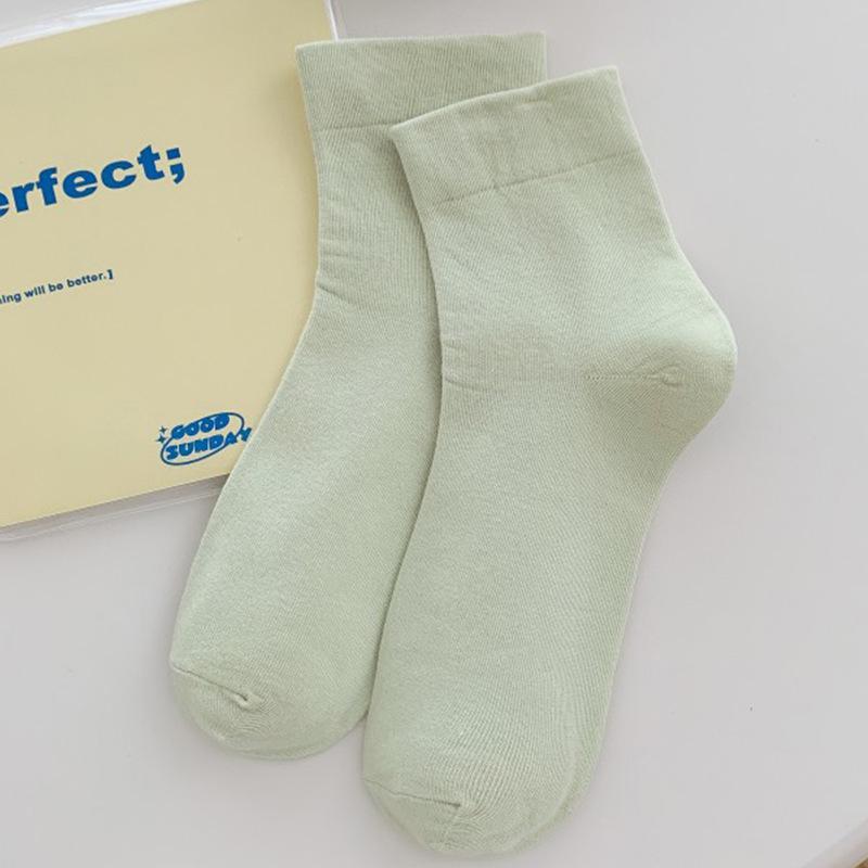 Colorful Women's Pure Cotton Socks - Sweat-Absorbent, Breathable, High Elasticity, No-Binding Ankle Pile, Ideal for Postpartum & Sports.