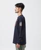 AVIREX TOP GUN PATCHED L/S T-SHIRT 783-3930018 Men's M 120 Navy