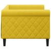 Daybed Yellow 80x200 Cm Velvet