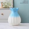 Irregular Shape Vase Desktop Decoration Decorative Flower Pot Elegant Decorative Vase  Living Room