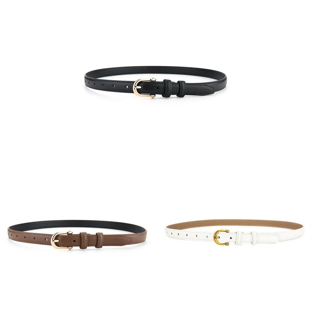 Womens Leather Belt Fashion Casual Elegant Genuine Leather For Office And Daily Wear