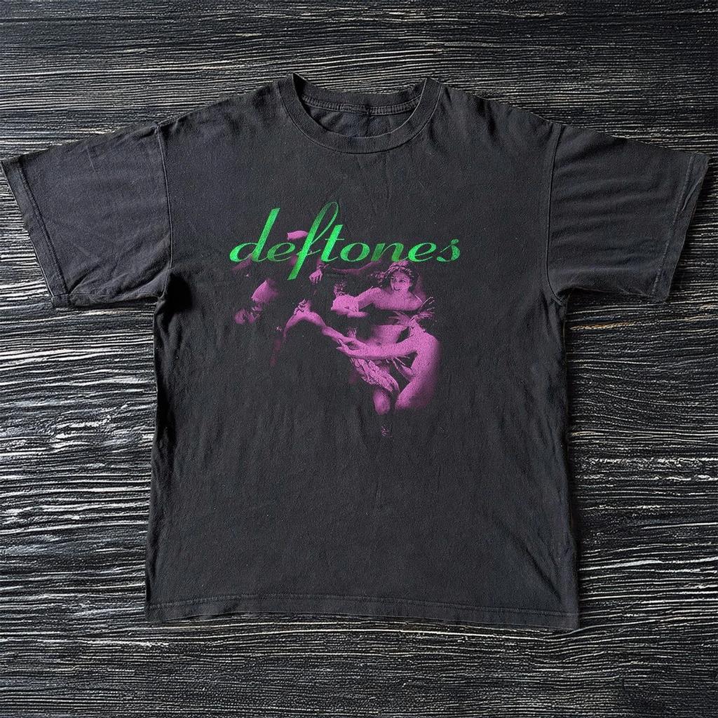 Deftones Tour Rock Band T-Shirt Retro Concert Merch Rap Tee Black Unisex