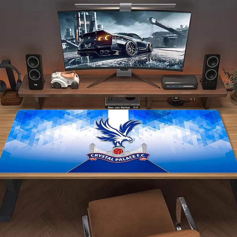 Crystal Palace FC Lace Solid Color Mouse Pad Large Gaming Table Cushion Non-slip Laptop Tablet Big Mousepad XXL Mat Mini PC Playmat With Lock edge