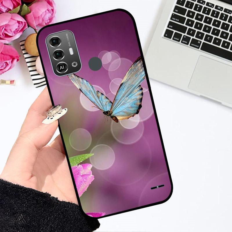 Cases For ZTE Blade A53 Pro Cute Astronaut Fashion Shockproof Soft Bumper For ZTE Blade A53 Pro Coque Funda Floral Coque Shell