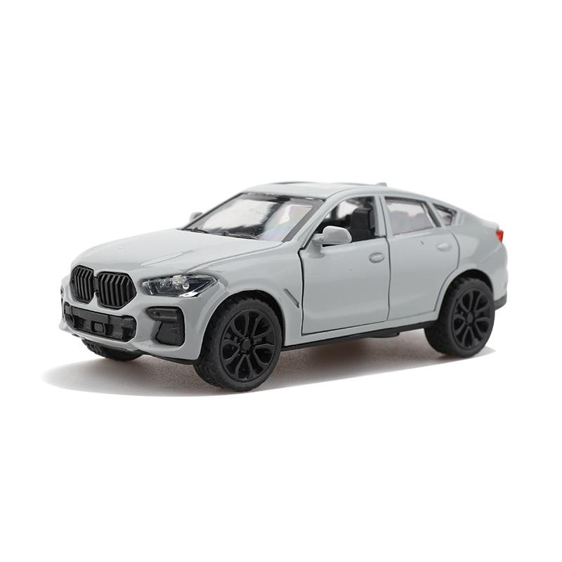 (Bagged) 1/43 scale replica X7 SUV children's toy car, die-cast metal, boy's toy, pocket pullback toy car