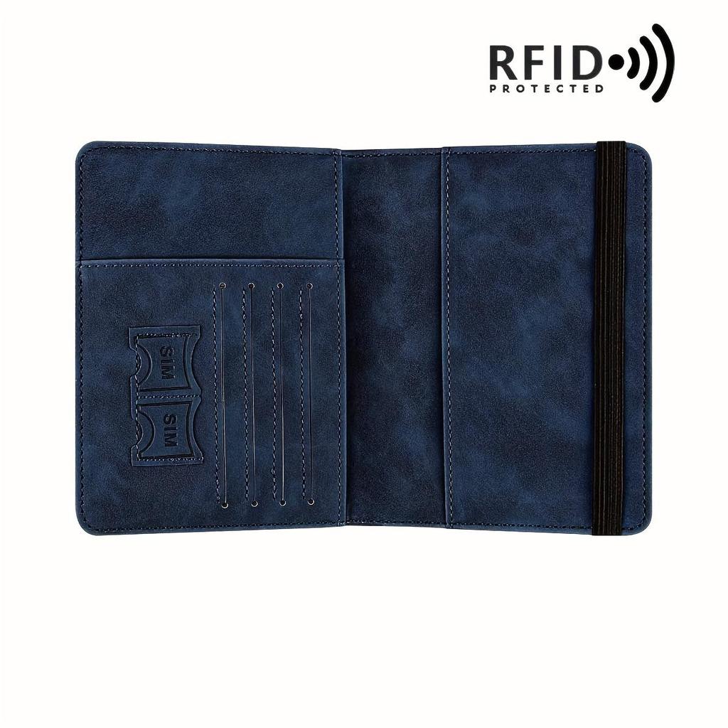 RFID passport holder slim passport wallet multi-functional wallet travel passport bag
