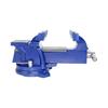 HFS(R) Bench Vise, Jaw Width: 100mm, Maximum Opening: 75mm, 360-Degree Rotation, Workbench, Engineer's Anvil Vise, Rotating, Machining, Fixing, Adhesi