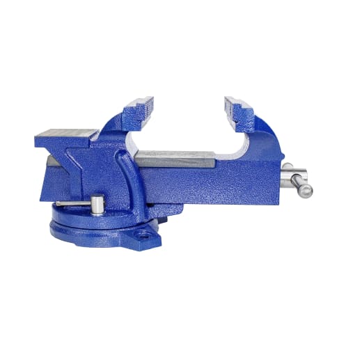 HFS(R) Bench Vise, Jaw Width: 100mm, Maximum Opening: 75mm, 360-Degree Rotation, Workbench, Engineer's Anvil Vise, Rotating, Machining, Fixing, Adhesi