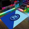 Napoli FC Design Crystal Velvet Carpet Cozy Non?Slip Printed Rug For Bedroom Living Room Entrance
