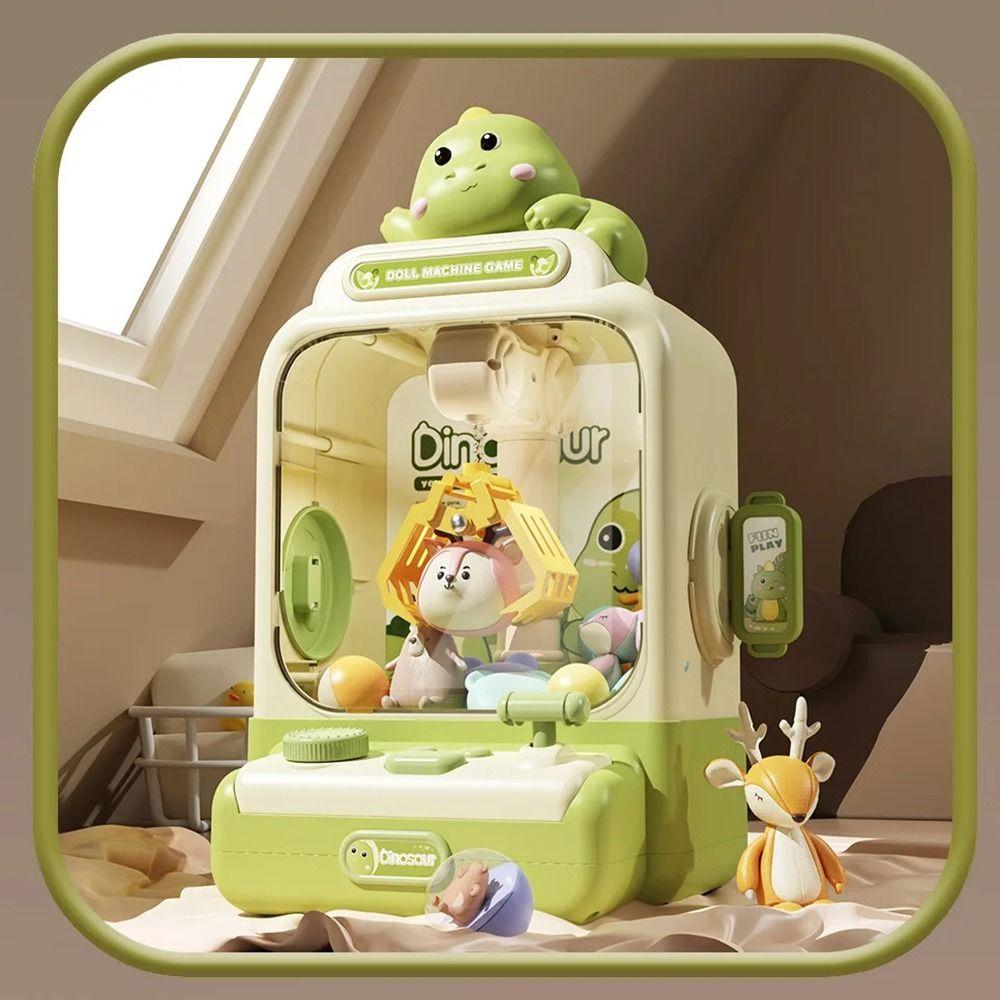 Cartoon Animals Design DIY Doll Machine for Kids Electronic Candy Vending Machine Toy  Children Toy