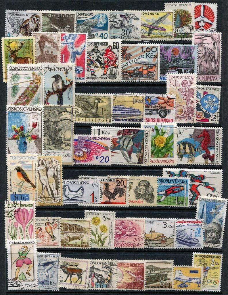 Tschechoslowakische Briefmarken Porto 50 Verschiedene Echte Gestempelte Postmarken Sammlerbriefmarken Für Scrapbooking Zubehör