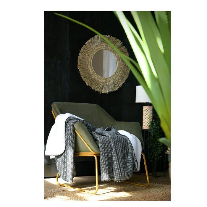 Plaid 130 x 160 cm sherpa kookie noir