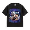 Praise The Lord Break The Law Ronnie Coleman Pump Cover Gym Funny Meme T Shirts Men's Retro Fashion Cotton Short Sleeve T-shirt