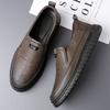Men Classic Dress Shoes Business Soft Sole Large Size Loafers Leather Man Casual Summer Men'S Driving Shoes Walking Moccasins