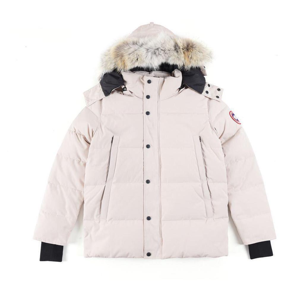 Men's Parka with Wolf Fur Collar - 29 Styles of Canadian Wyndhaw Goose Down Jacket