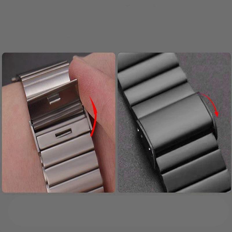 Metal Strap for Haylou Watch 2 IRON Neo / RS5 RS3 RT3 RT2 RS4 Plus, Stainless Steel Bracelet for Haylou Watch Solar 5 LS12 LS11 LS10 LS09 LS02