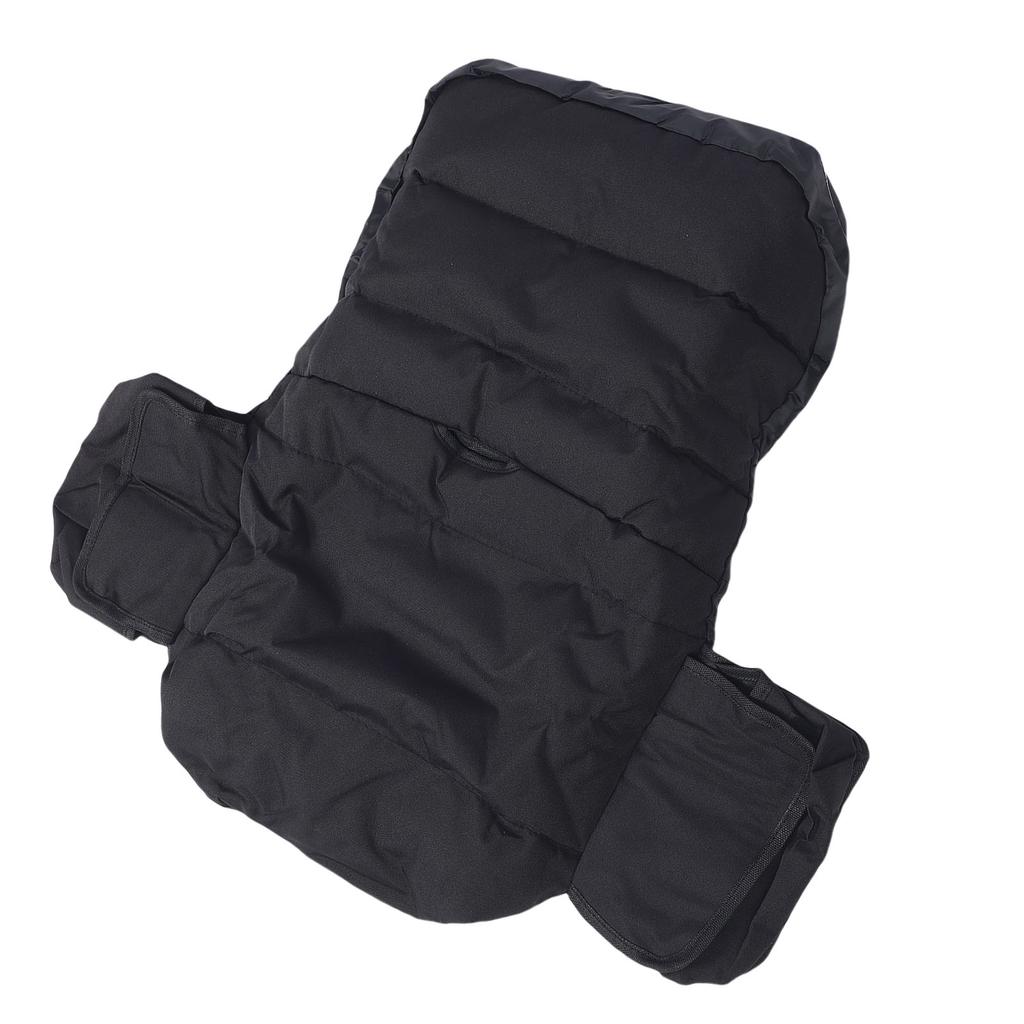 Lawn Mower Seat Cover 600D Oxford Cloth Rainproof Adjustable Tractor Seat Cover Protector for Outdoor Black