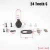 Easy Operation 24 Teeth Ratchet Socket Wrench 1/4" 3/8" 1/2" Repair Spare Part Kit for Automotive Household Repair