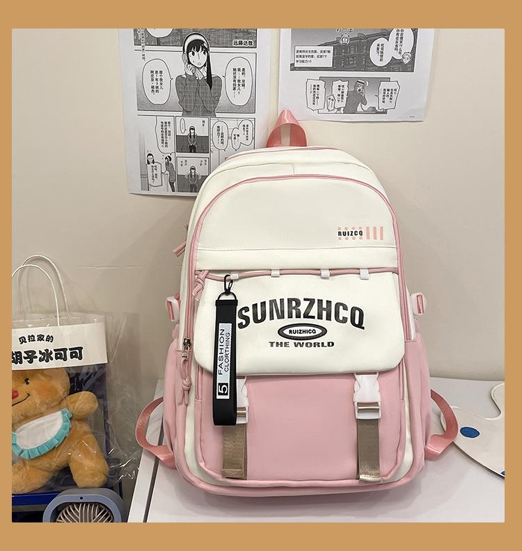 

Школьный рюкзак Школьный рюкзак высокой ценности Школьный рюкзак для учениц средней школы Рюкзак большой вместимости Школьный рюкзак для учениц начальной школы с 3 по 6 класс розовый