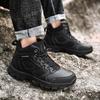 Fashion Outdoor men's high top leisure sports men's shoes plus size anti-slip wear-resistant hiking shoes Hiking waterproof desert boots