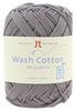 Hamanaka Hand Knitting Washed Worsted 46 Dark 40g 2744 Set Yarn, Cotton, Weight, COL. Gray, (approx. 102m), 10-ball set,
