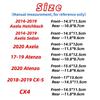 2025 Gorący 1 szt. Naklejka na przedni bagażnik ABS do Mazda Axela Atenza CX4 CX5 CX-5 Tylny emblemat na klapę Bagażnika Zamiennik Odznaka Nowy Zewnętrzny Auto De