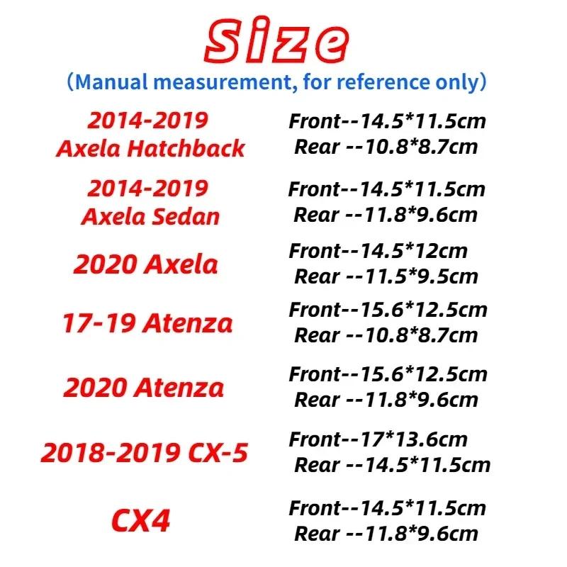 2025 Gorący 1 szt. Naklejka na przedni bagażnik ABS do Mazda Axela Atenza CX4 CX5 CX-5 Tylny emblemat na klapę Bagażnika Zamiennik Odznaka Nowy Zewnętrzny Auto De
