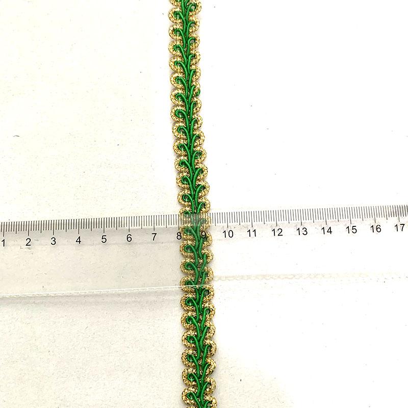 5m/16.4ft Each Pack 1.4cm Wide Curtain Centipede Lace Curve Wave Trim Handmade DIY Craft Sewing Trims Ribbons Curtain Decoration