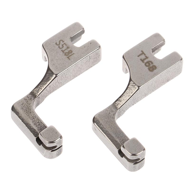 1Pc S518L/T168 Single-Sided Invisible Zipper Presser Foot Unilateral Zipper Feet For Lockstitch Industrial Sewing Machine