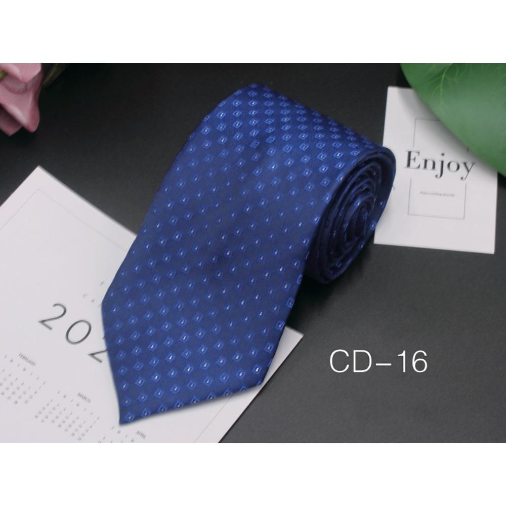 Men's Business Tie 8cm Professional Dress Interview Striped Tie Stylish Business-style Ties Navy Black Multi-colorTraditional Hand-knotted Design