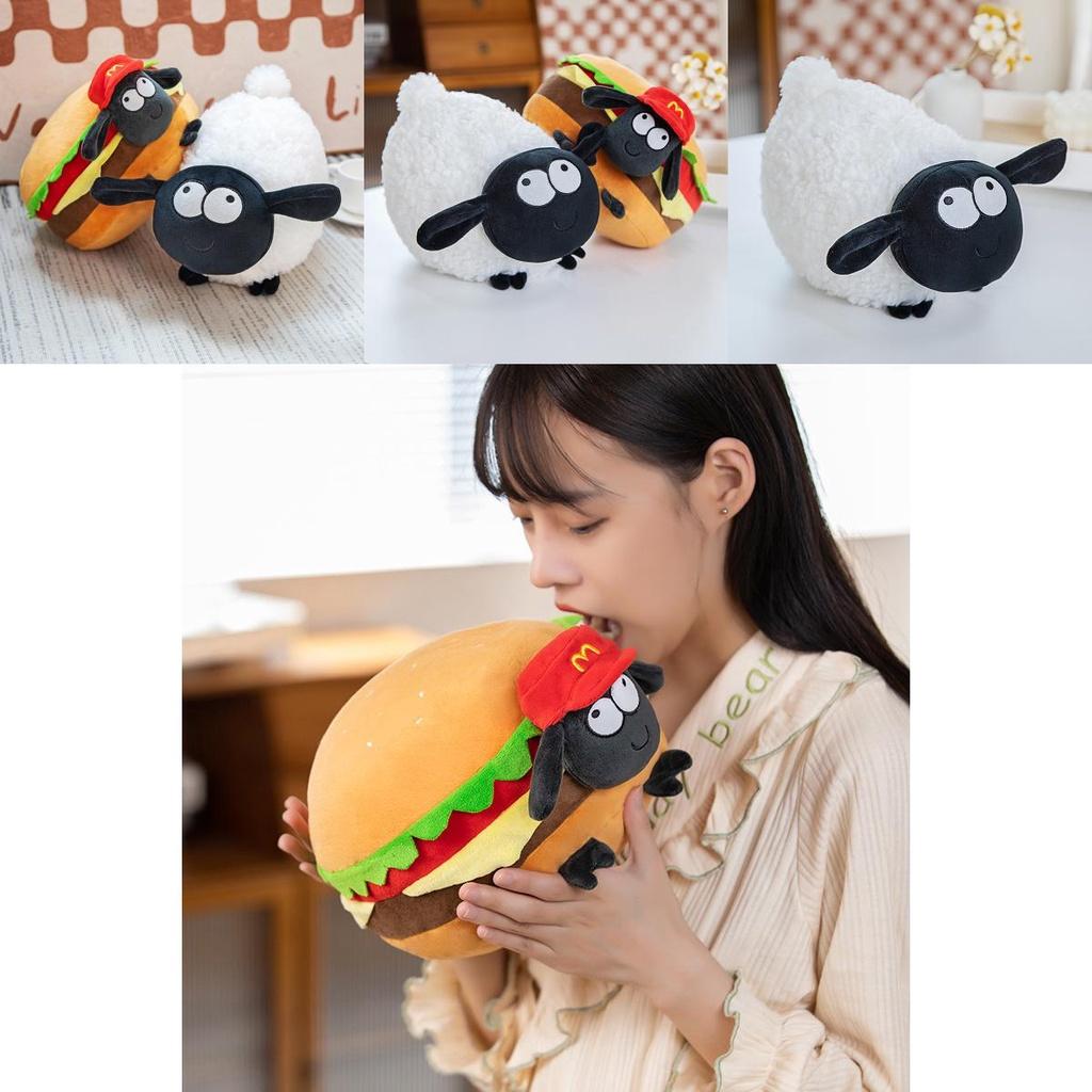 Shaun das Schaf Plüschtier Lamm Kissen für Kinder Ein niedliches und kuscheliges Geburtstags- oder Weihnachtsgeschenk