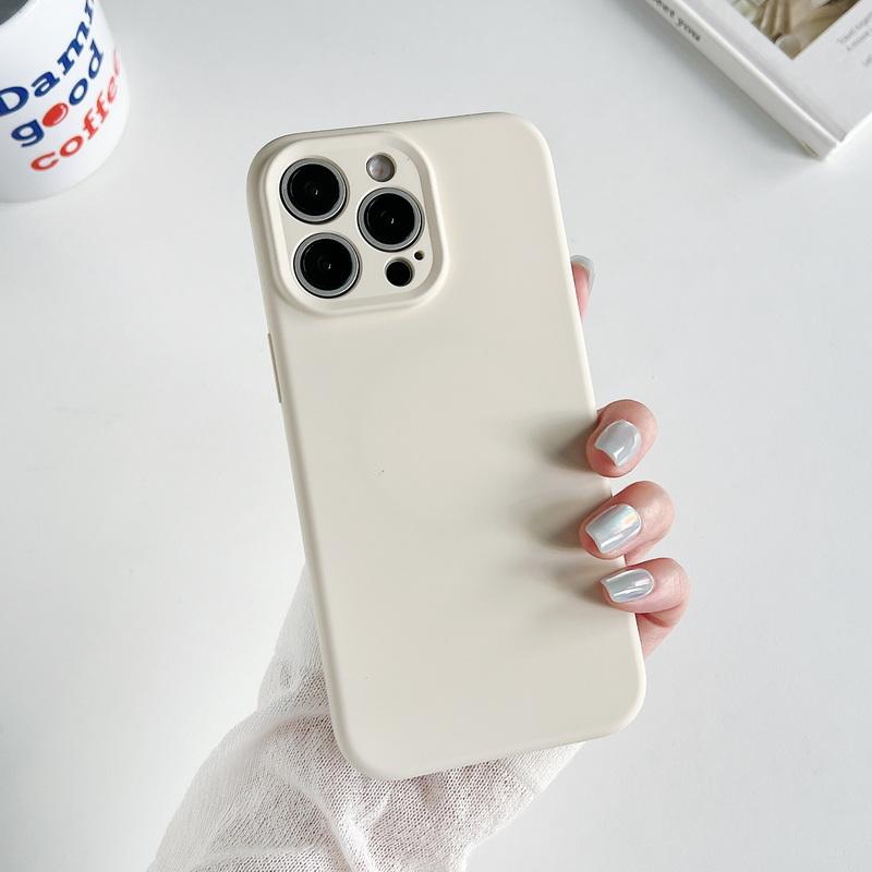 Pentru iPhone 16 15 Pro Max 14 Pro 13 12 11 Huse Culoare Solidă Silicon Lichid Subțire Protecție Obiectiv Moale Mat Rezistent la Șocuri pentru Magsafe Husă Magnetică pentru Telefon