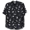 One Colors Short Sleeve Plus Cool To the Silk Easy Aloha Size Black Men's Shirt, Size, Touch, Touch, All-Over Print, Care, Shirt, 3L, (3)